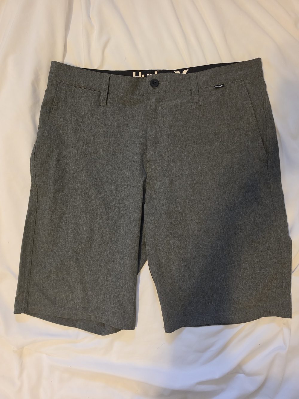 Men's Hurley Phantom Gray Everyday Walking Stretch Shorts Size 32